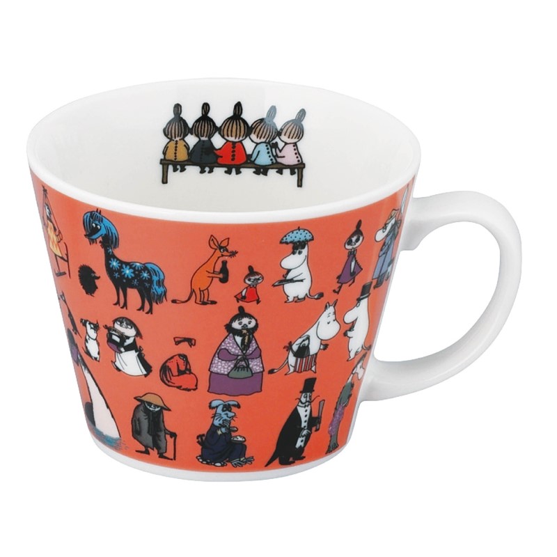 MOOMIN スープマグ/ムーミンオールスターズ (ピンク)